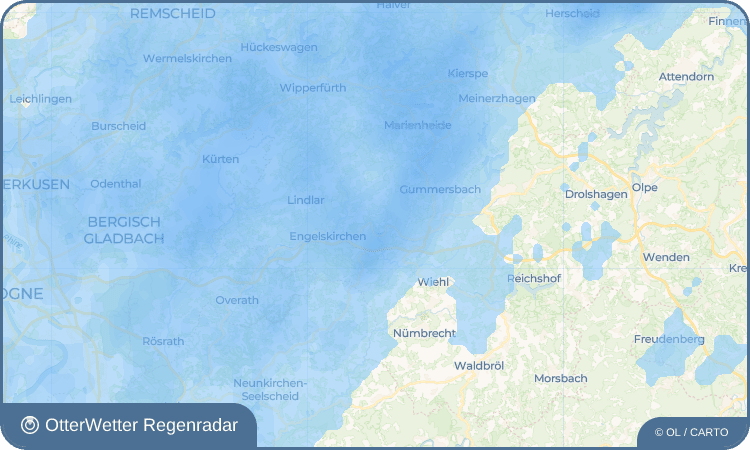 OtterWetter Regenradar-Widget Buschhausen