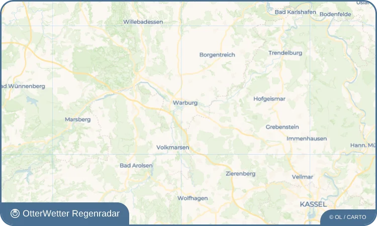 Wetter-Widget-Vorschau mit Vorhersagedaten für Calenberg
