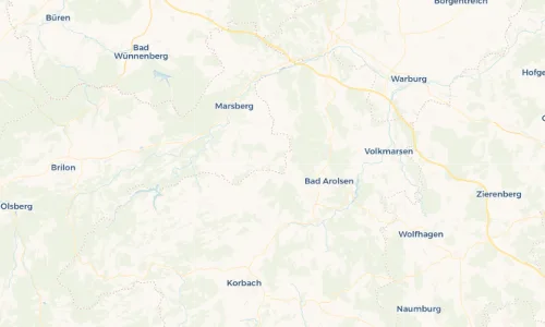 Regenradar Vorschaubild - Aktuelle Niederschläge in Canstein und Umgebung