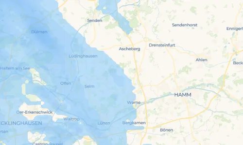Regenradar Vorschaubild - Aktuelle Niederschläge in Capelle und Umgebung