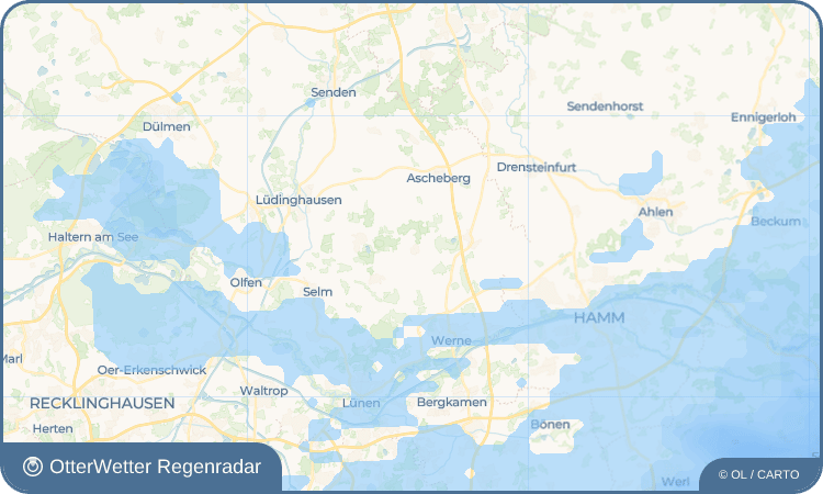 OtterWetter Regenradar-Widget Capelle