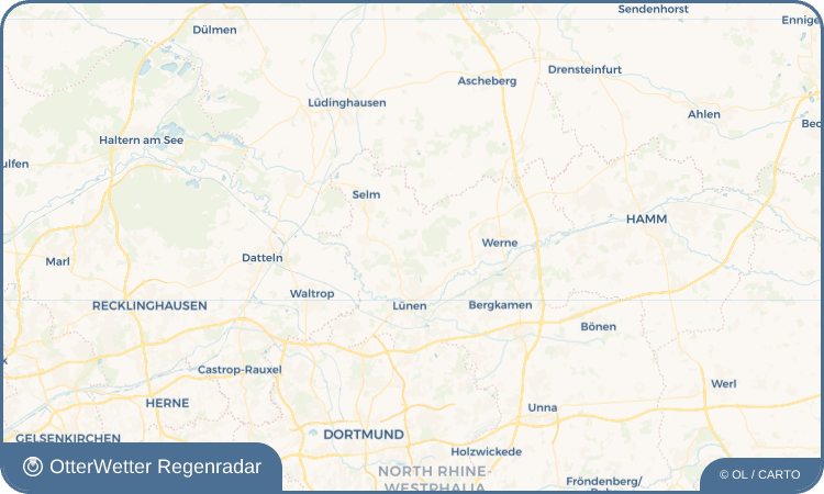 OtterWetter Regenradar-Widget Cappenberg