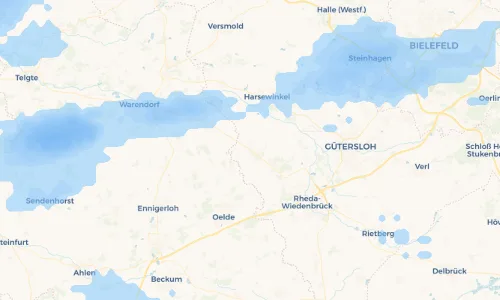Regenradar Vorschaubild - Aktuelle Niederschläge in Clarholz und Umgebung