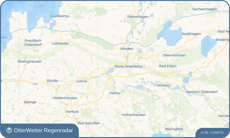 OtterWetter Regenradar-Widget Costedt