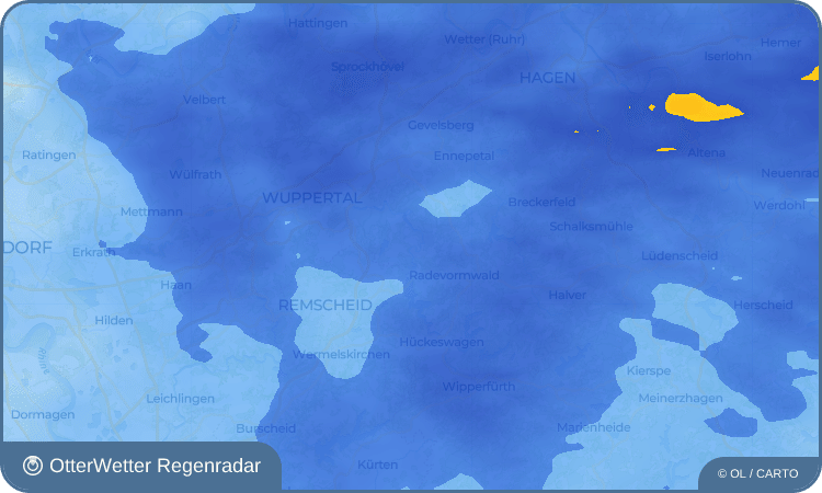 OtterWetter Regenradar-Widget Dahlerau