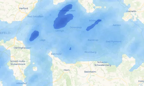 Regenradar Dalborn: aktuelle Niederschläge in Dalborn und Umgebung, Stand 18. Oktober 2026 um 19:15 Uhr