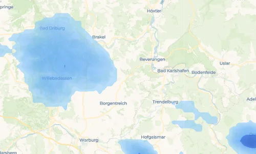 Regenradar Vorschaubild - Aktuelle Niederschläge in Dalhausen und Umgebung