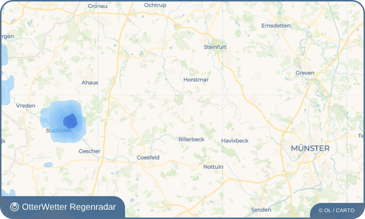 OtterWetter Regenradar-Widget Darfeld