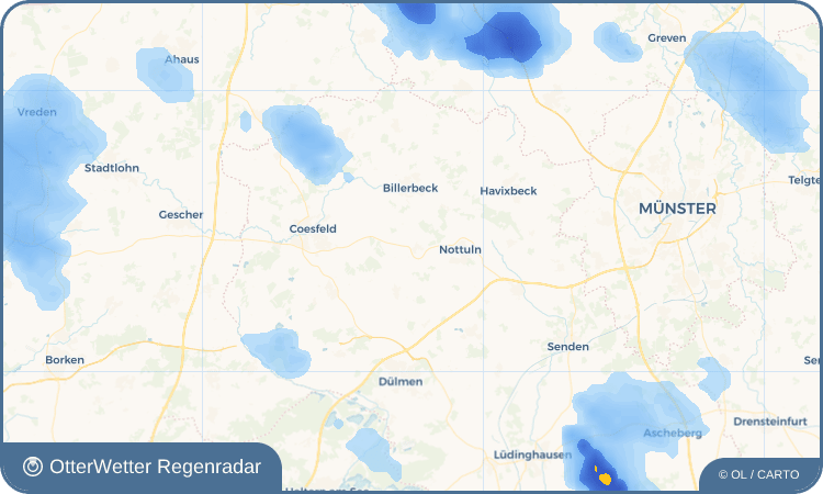 OtterWetter Regenradar-Widget Darup