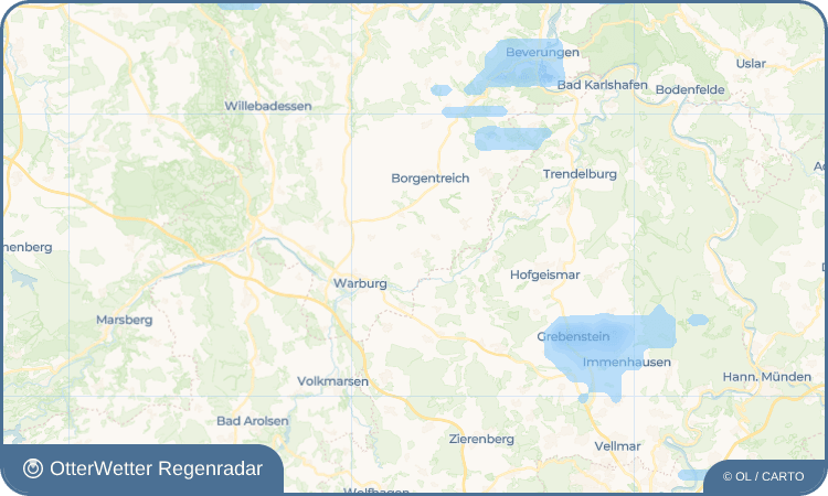 OtterWetter Regenradar-Widget Daseburg