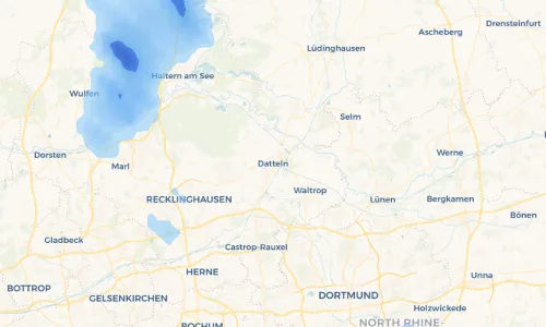 Regenradar Vorschaubild - Aktuelle Niederschläge in Datteln und Umgebung