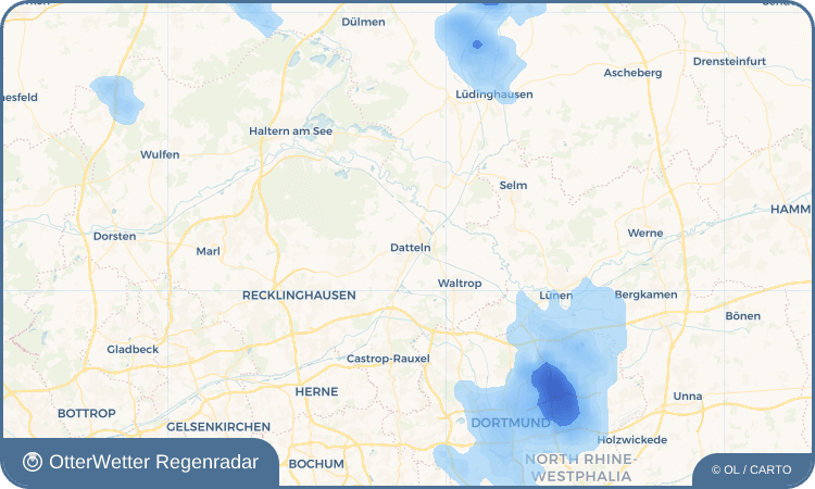 OtterWetter Regenradar-Widget Datteln