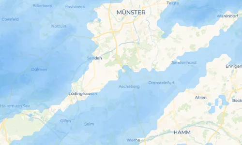 Regenradar Vorschaubild - Aktuelle Niederschläge in Davensberg und Umgebung