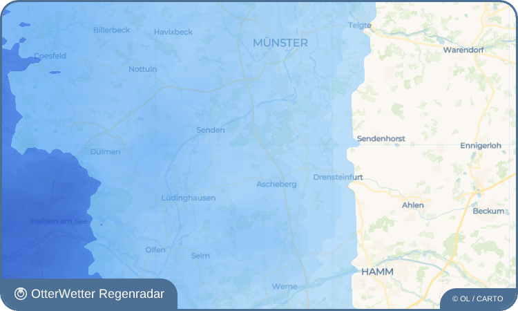 OtterWetter Regenradar-Widget Davensberg