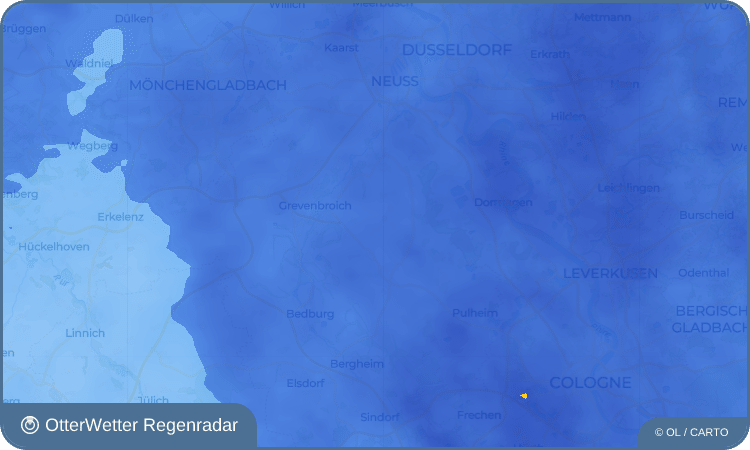 OtterWetter Regenradar-Widget Deelen