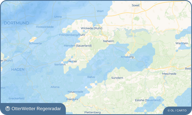 OtterWetter Regenradar-Widget Deinstrop