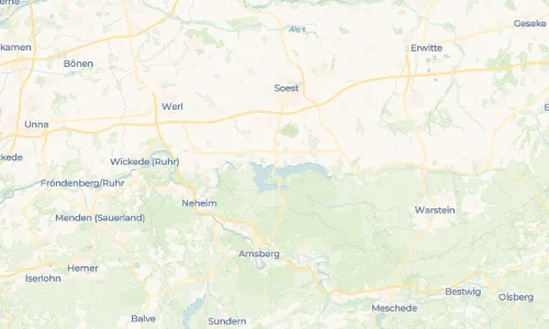 Regenradar Delecke: aktuelle Niederschläge in Delecke und Umgebung, Stand 19. Oktober 2026 um 10:50 Uhr
