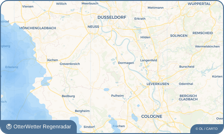 OtterWetter Regenradar-Widget Delhoven