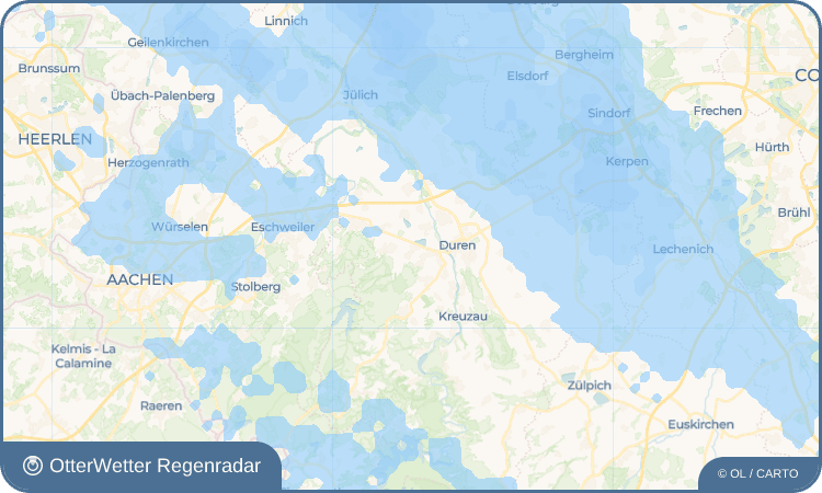 Widget-Vorschau für Derichsweiler Wetter-Widget-Vorschau mit Vorhersagedaten für Derichsweiler