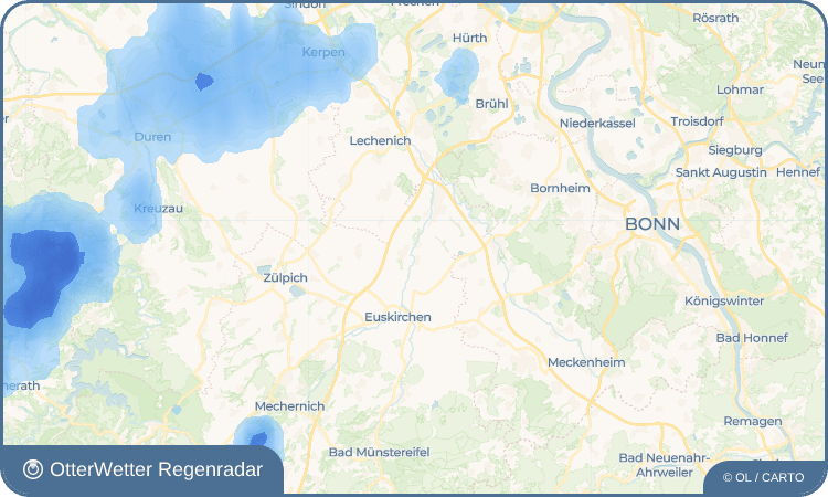 OtterWetter Regenradar-Widget Derkum