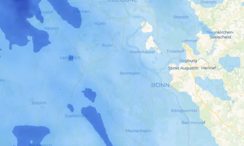 Regenradar-Vorschau: aktuelle Niederschläge in Dersdorf und Umgebung