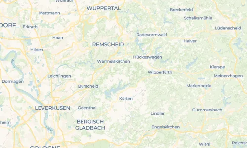 Regenradar Vorschaubild - Aktuelle Niederschläge in Dhünn und Umgebung