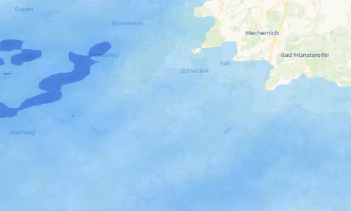 Regenradar Vorschaubild - Aktuelle Niederschläge in Dickerscheid und Umgebung