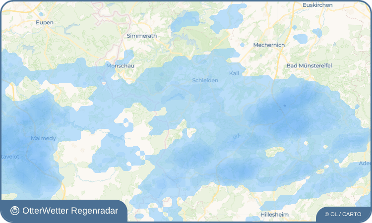 OtterWetter Regenradar-Widget Dickerscheid