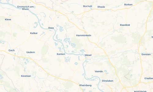 Regenradar-Vorschau: aktuelle Niederschläge in Diersfordt und Umgebung
