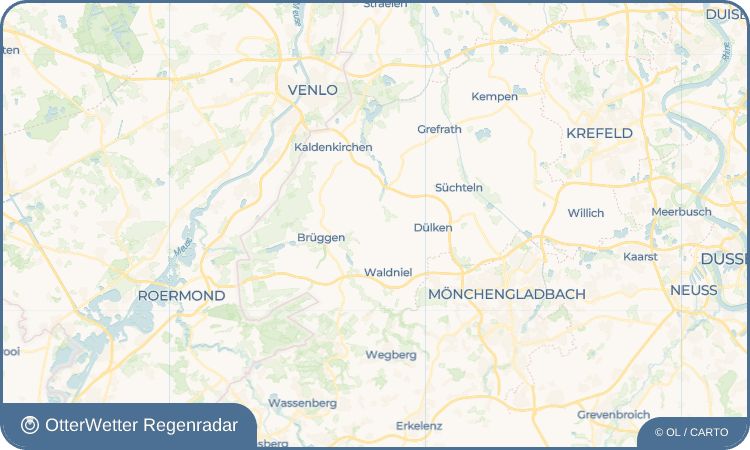 OtterWetter Regenradar-Widget Dilkrath