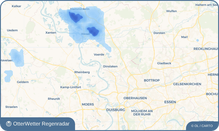 OtterWetter Regenradar-Widget Dinslaken