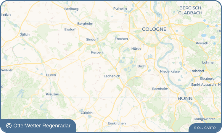 OtterWetter Regenradar-Widget Dirmerzheim