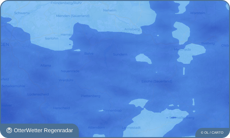 OtterWetter Regenradar-Widget Dörnholthausen