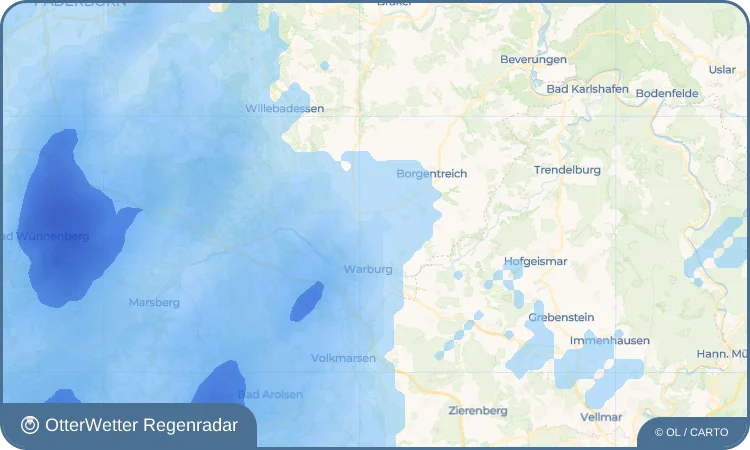 Wetter-Widget-Vorschau mit Vorhersagedaten für Dössel