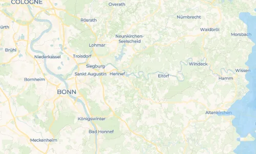 Regenradar Vorschaubild - Aktuelle Niederschläge in Dondorf und Umgebung