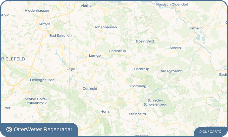 OtterWetter Regenradar-Widget Donop