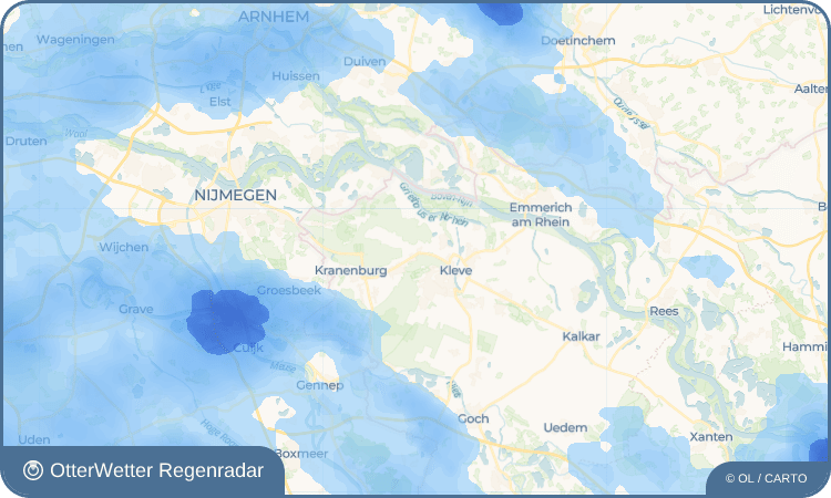 Wetter-Widget-Vorschau mit Vorhersagedaten für Donsbrüggen