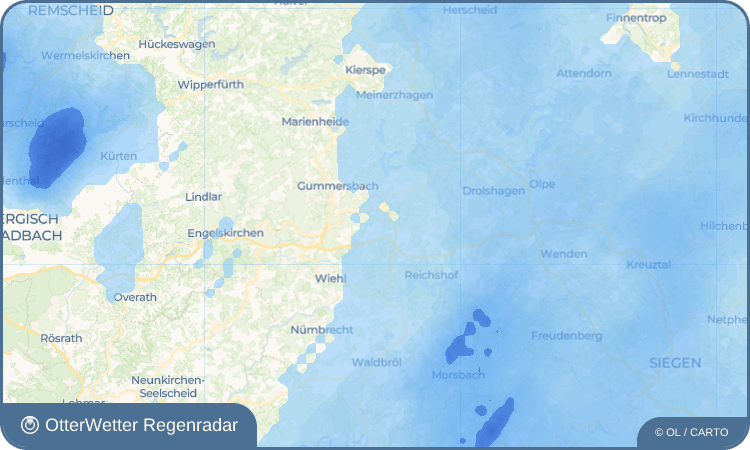 OtterWetter Regenradar-Widget Dorn
