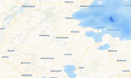 Regenradar Vorschaubild - Aktuelle Niederschläge in Doveren und Umgebung