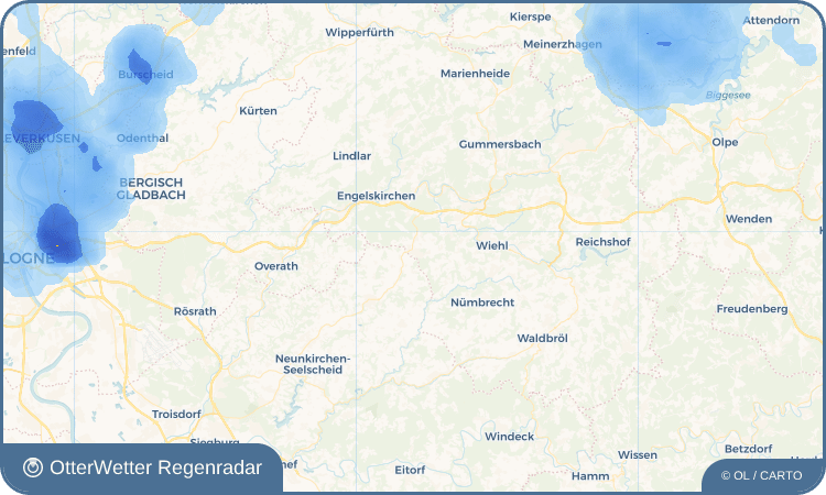 OtterWetter Regenradar-Widget Drabenderhöhe