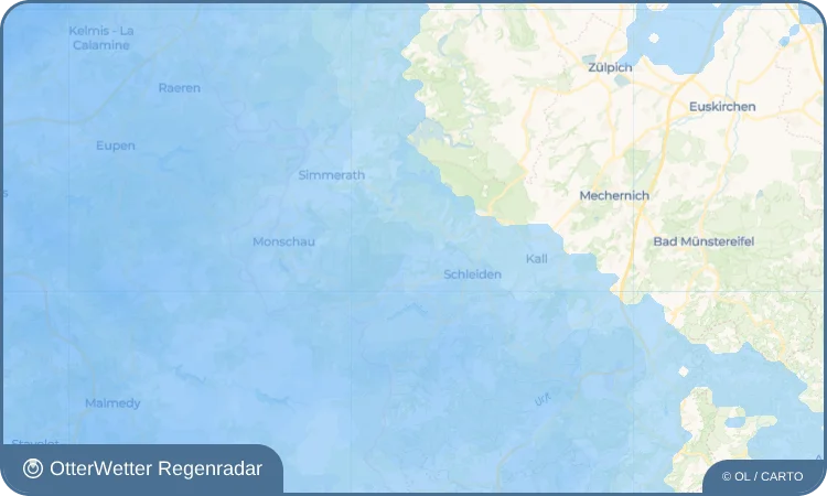 Wetter-Widget-Vorschau mit Vorhersagedaten für Dreiborn