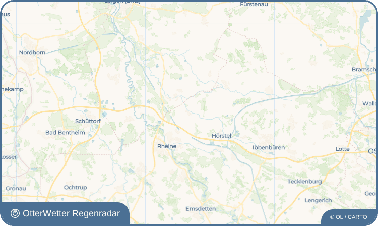 OtterWetter Regenradar-Widget Dreierwalde