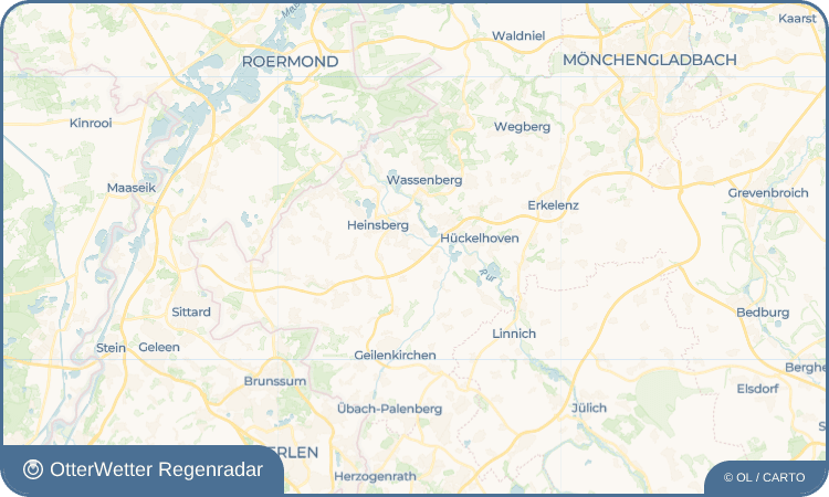 OtterWetter Regenradar-Widget Dremmen