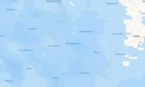 Regenradar Vorschaubild - Aktuelle Niederschläge in Drensteinfurt und Umgebung