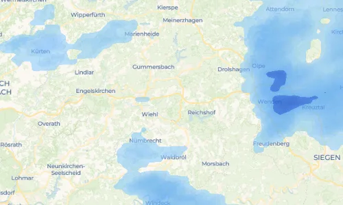Regenradar Vorschaubild - Aktuelle Niederschläge in Drespe und Umgebung
