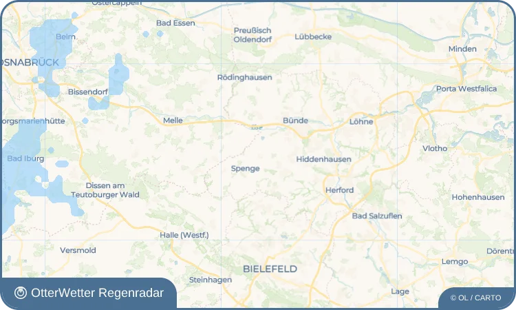 Widget-Vorschau für Dreyen Wetter-Widget-Vorschau mit Vorhersagedaten für Dreyen