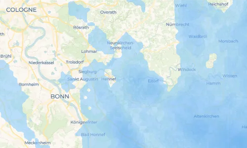Regenradar Vorschaubild - Aktuelle Niederschläge in Driesch und Umgebung