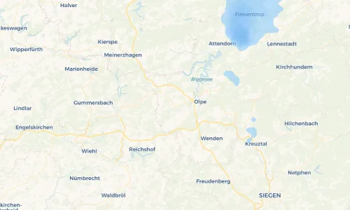 Regenradar Vorschaubild - Aktuelle Niederschläge in Drolshagen und Umgebung