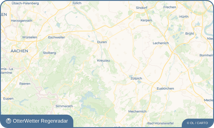 OtterWetter Regenradar-Widget Drove