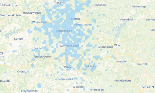 Regenradar Vorschaubild - Aktuelle Niederschläge in Dümmlinghausen und Umgebung